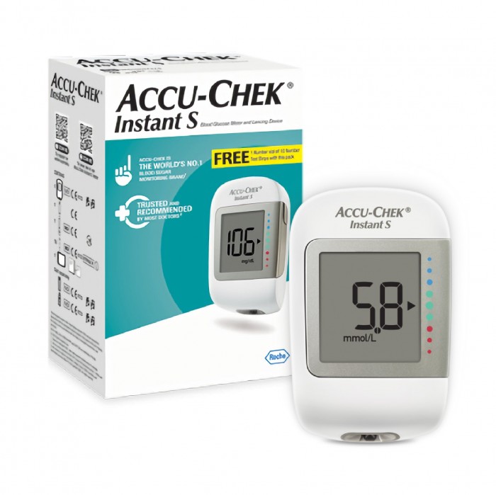 Accu-chek Instant S Starter Kit With Test Strips