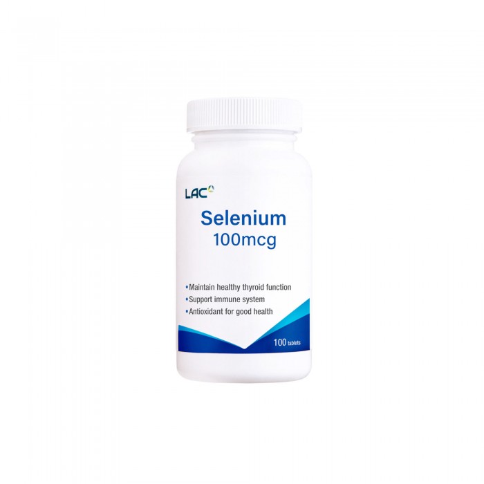 Lac Selenium 100mcg 100's (supplement maintain thyroid fuction /support immune system & antioxidant ）