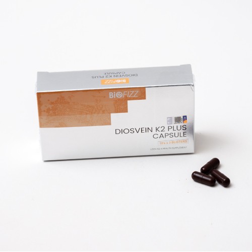 Biofizz Diosvein Vitamin K2 Plus 30's Support blood circulation,Promote Blood Vessel / 血液循环，降血压