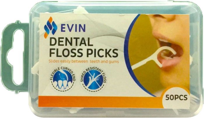 Evin Dental Floss Picks 50's