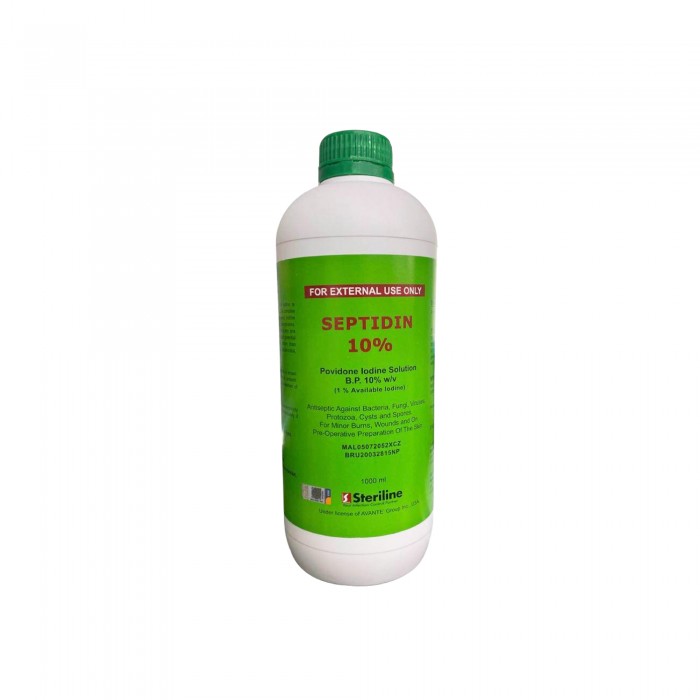 Septidin 10% Povidone Iodine 1000ml ### (Multi-purpose antiseptic)