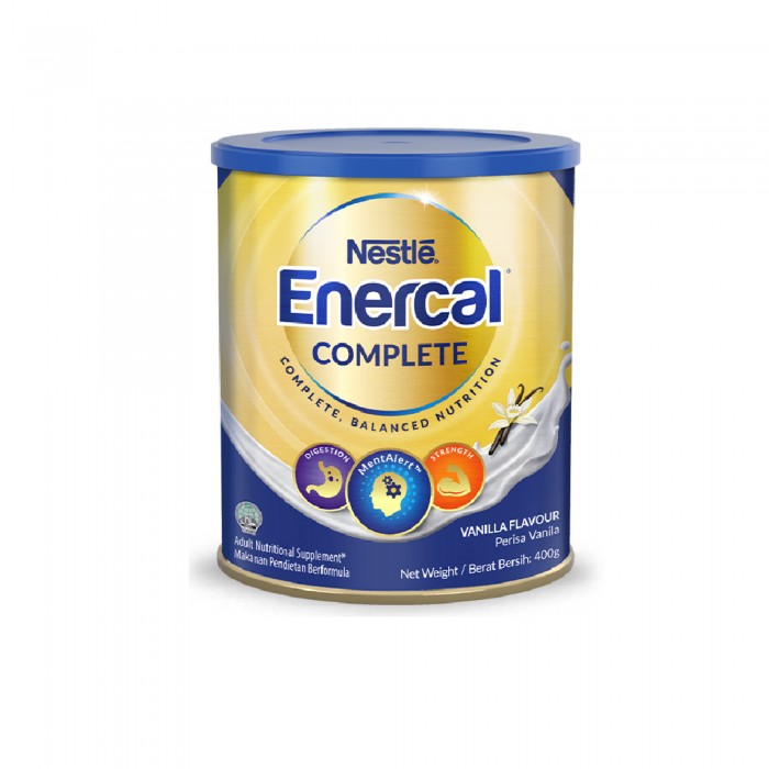 Nestle Enercal Nutrient Complete contain with Calcium & Protein 400g - Vanilla Flavour