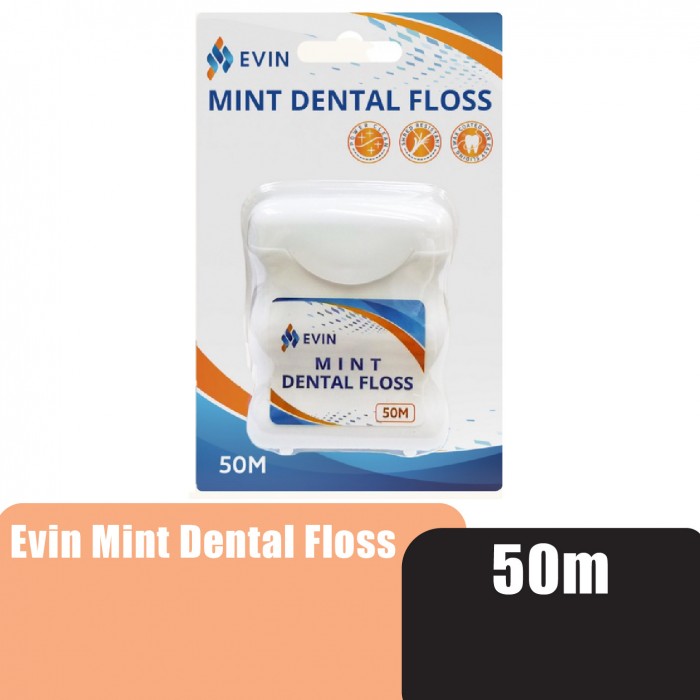 EVIN Dental Floss Picks Mint 50's - Dental Tool, Slides Easily Between Teeth & Gums