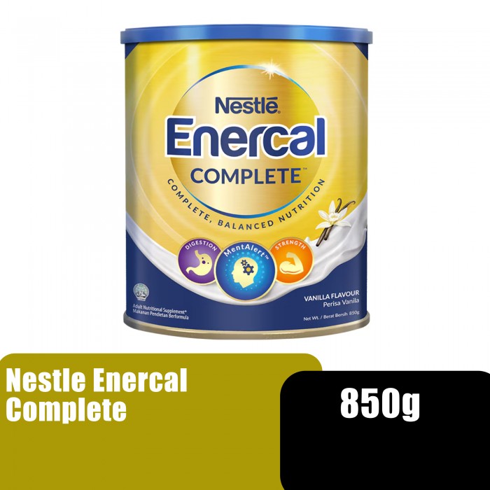 Nestle Enercal Nutrient Complete contain with Calcium & Protein 850g - Vanilla Flavour