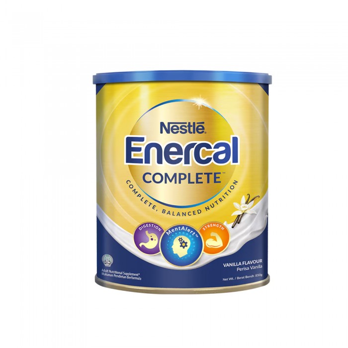 Nestle Enercal Nutrient Complete contain with Calcium & Protein 850g - Vanilla Flavour