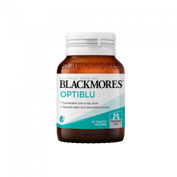 Blackmores Optiblu with lutein and zeaxanthin 60's /葉黃素 護眼 保健品 (suitable for Halal)