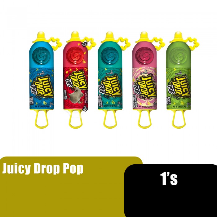 Juicy Pop Drop Flavour Hard Candy with Sour gel 1's /棒棒糖