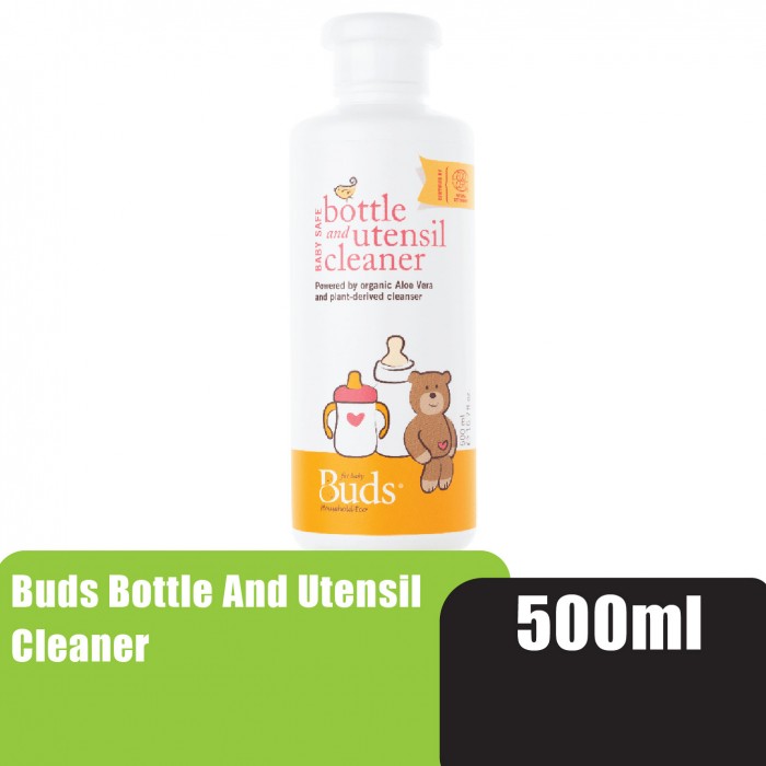 Buds Bottle and Utensil Orange scented Plant based Multipurpose Cleaner 500ml with aloe vera extract