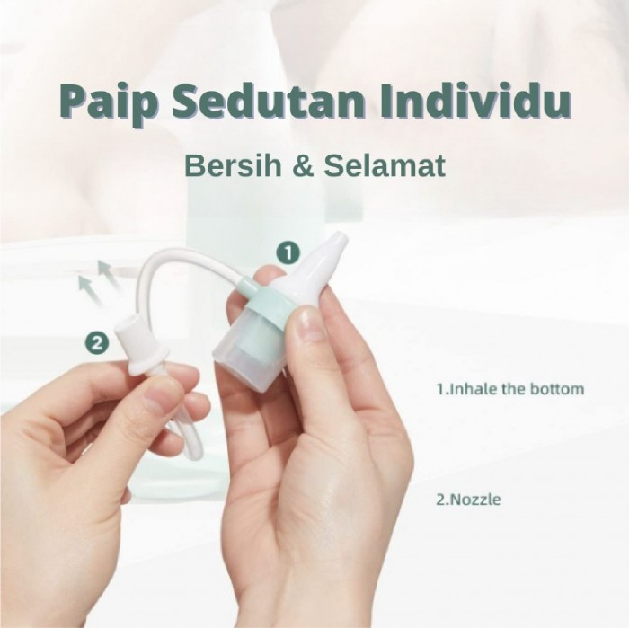 EVIN Nasal Apirator - Vacuum Nasal Aspirator for Hidung Tersumbat