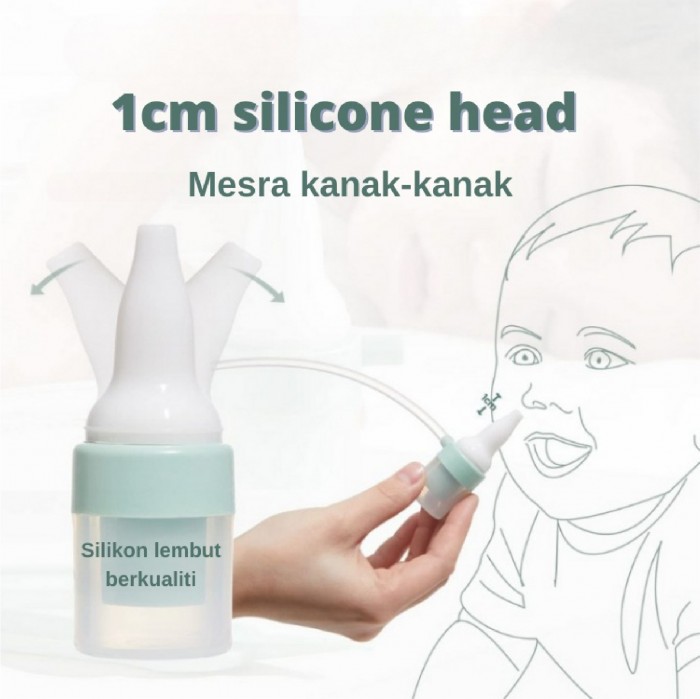 EVIN Nasal Apirator - Vacuum Nasal Aspirator for Hidung Tersumbat