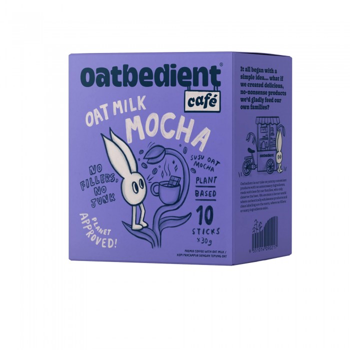 OATBEDIENT CAFE OAT MILK MOCHA 30G X 10'S