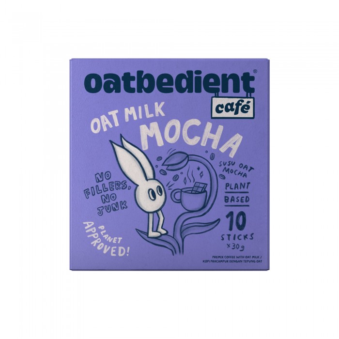 OATBEDIENT CAFE OAT MILK MOCHA 30G X 10'S