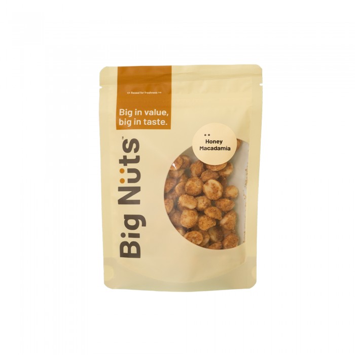 Big Nuts Honey Macadamia Nut / Honey Nuts / Kacang Madu (坚果) - 140G