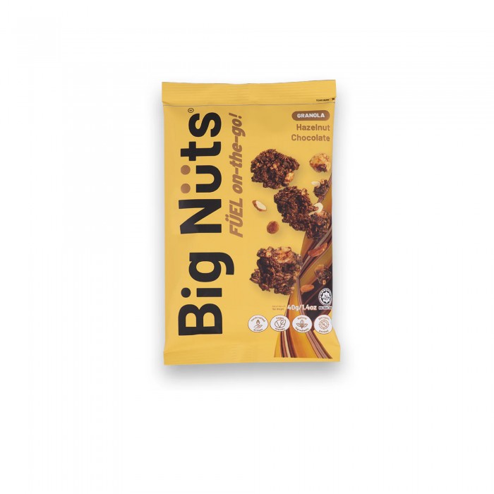 BIG NUTS GRANOLA HAZELNUT CHOCOLATE 40G