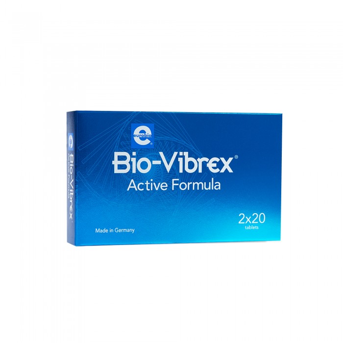 Eurobio Bio-Vibrex Active Formula Tablets for vitality, stamina booster, energy booster with zinc (锌) - 20's x 2