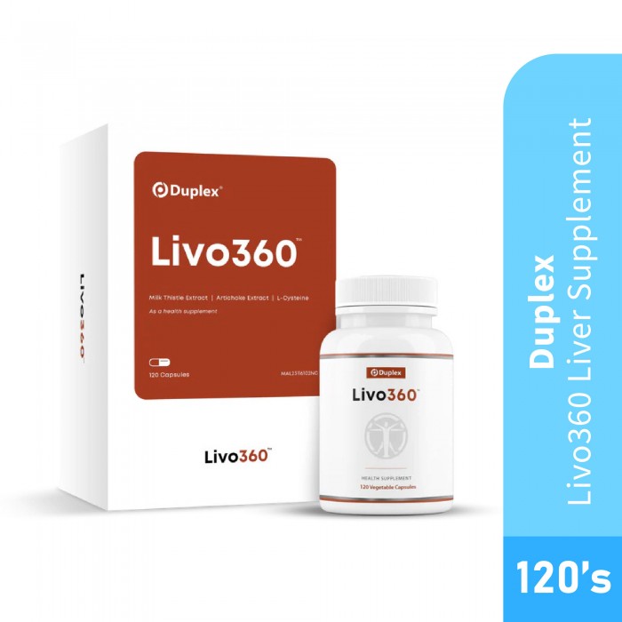 Duplex Livo360 Liver Supplement as Liver Detox  (护肝) Pharmacy - 120's