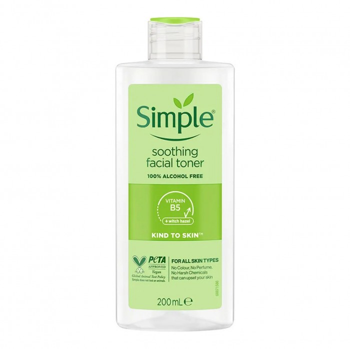 SIMPLE Kind To Skin Soothing Face Toner 200ml - Skincare Hydrating Toner For Sensitive Skin / Toner Muka 爽肤水 护肤品