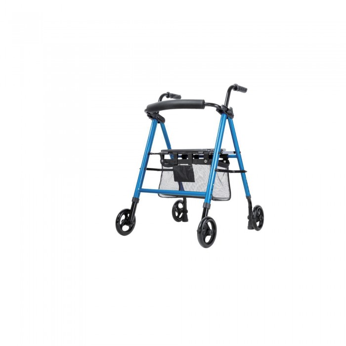 MaxWell Aluminum Rollator with PP Seat/Kerusi Roda Wheelchair Pharmacy - 6.5 Kg