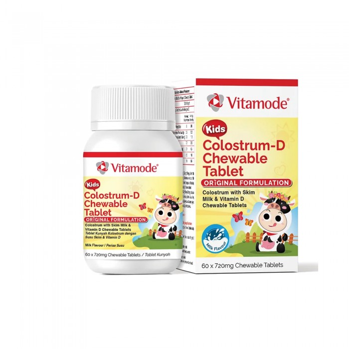 Vitamode Kids Colostrum as Calcium Supplement (牛初乳) - Chewable Tablet 60's