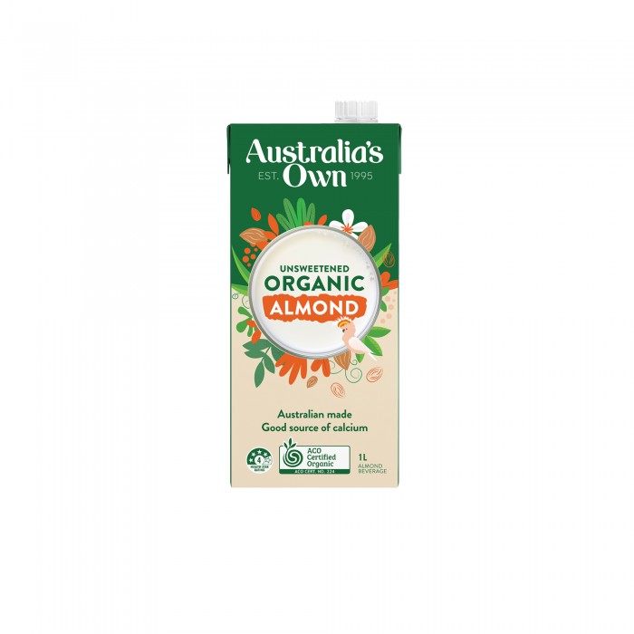 Australia's Own Organic Protein Almond Nut Milk (Unsweetened) - 1L