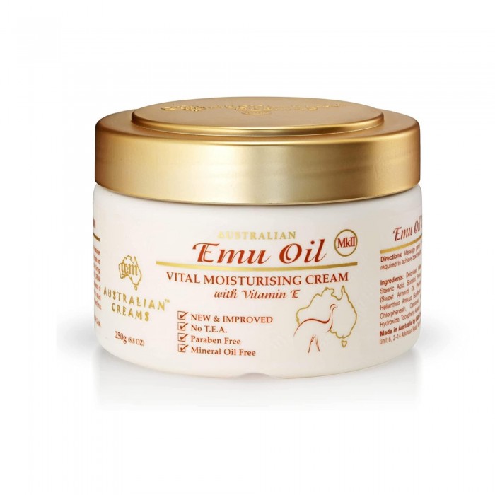 G&M Australian Cream MK Cream II Emu Oil Vital Skin Moisturizer Cream - 250g