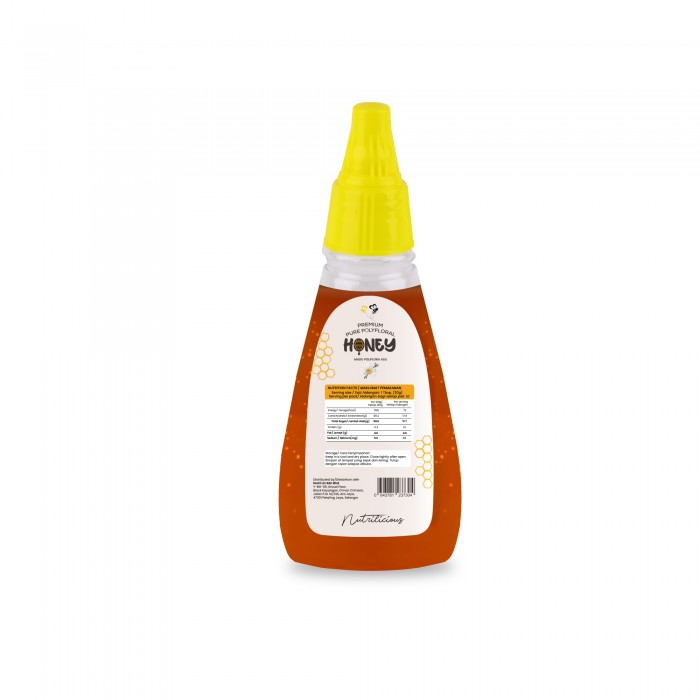 NUTRILICIOUS Premium Pure Polyfloral Original Honey Madu Asli Flora 200g (纯蜂蜜/蜂蜜/花蜜)