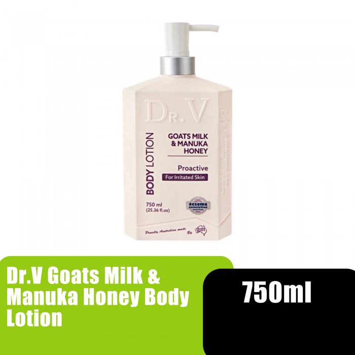 Dr.V Goats Milk & Manuka Honey, Moisturizer Milk Lotion,Honey Lotion with Goat Milk Lotion for Rejuvenate Skincare-750ml