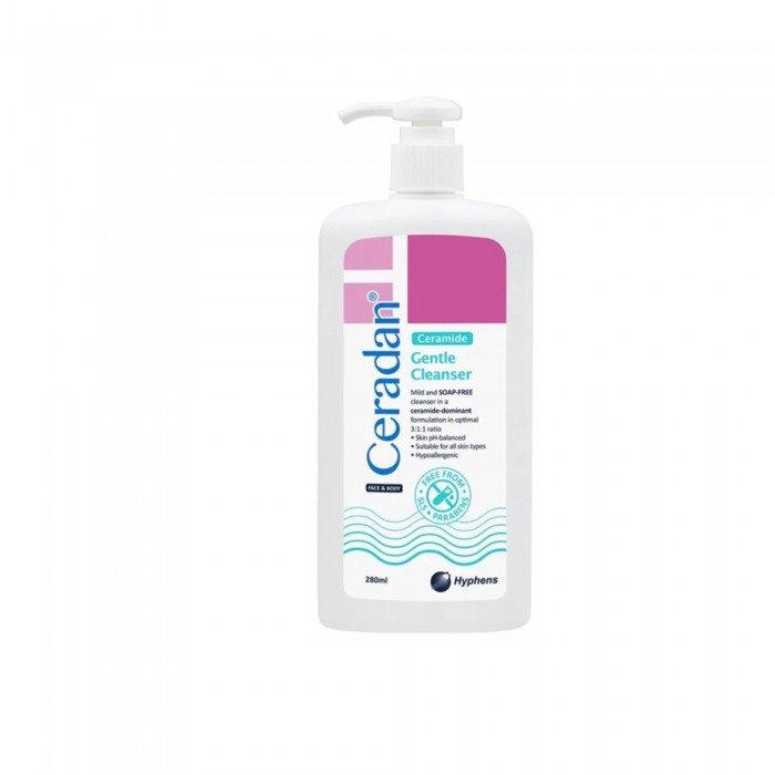 CERADAN Gentle Cleanser 500ml Pencuci sabun muka badan sensitive skin body wash cleanser & facial cleanser 洗臉霜