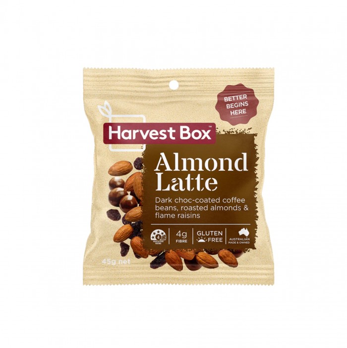 HEALTHY NUTS HARVEST BOX Almond Latte 45g - Healthy Snacks, Almond (混合坚果) 