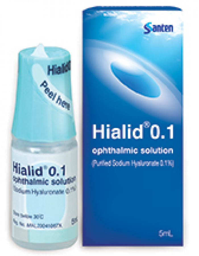 Hialid 0.1 Opthalmic Solution 5ML 1's