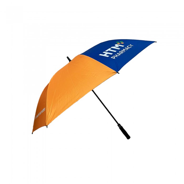 HTM Foldable UV Umbrella, Foldable Umbrella, Payung Premium, Payung Lipat, Unbrella 雨伞 Orange 1's