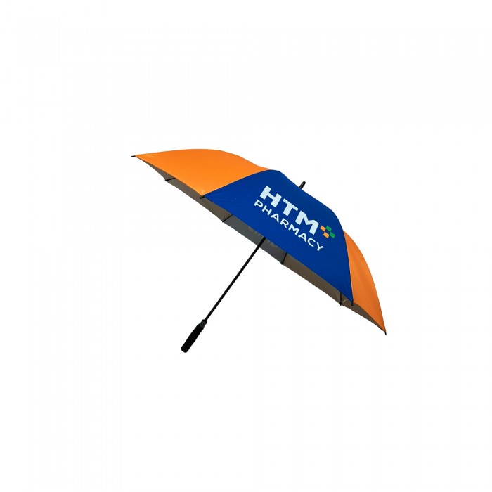 HTM Foldable UV Umbrella, Foldable Umbrella, Payung Premium, Payung Lipat, Unbrella 雨伞 Orange 1's