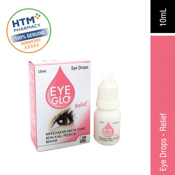 EYE GLO EYE DROPS RELIEF 10ML