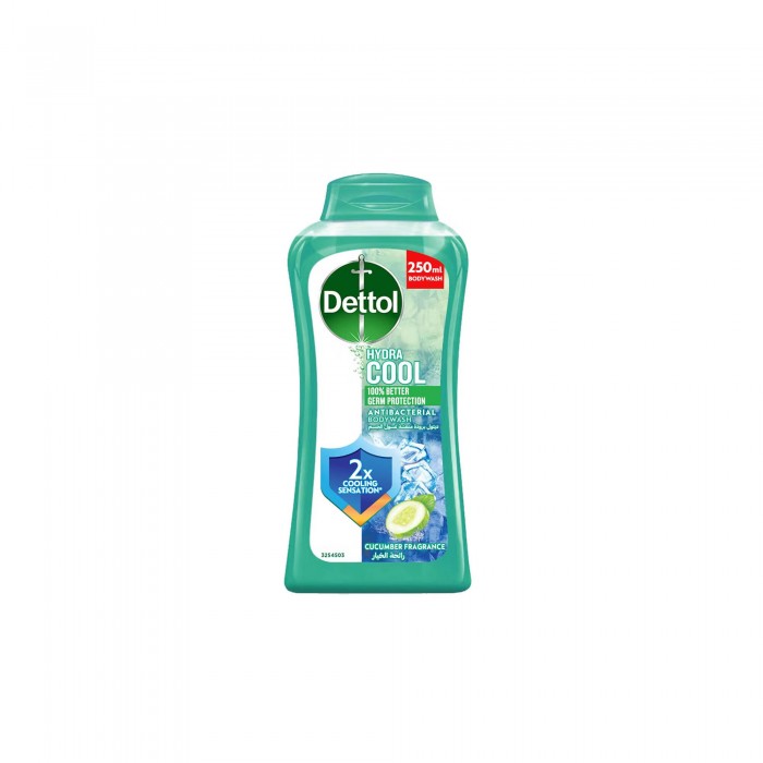 Dettol Shower Gel (Hydra Cool) Body Cleanser for Oily Skin, Cleanser for Sensitive Skin, Clenser 洗面奶 - 250ml