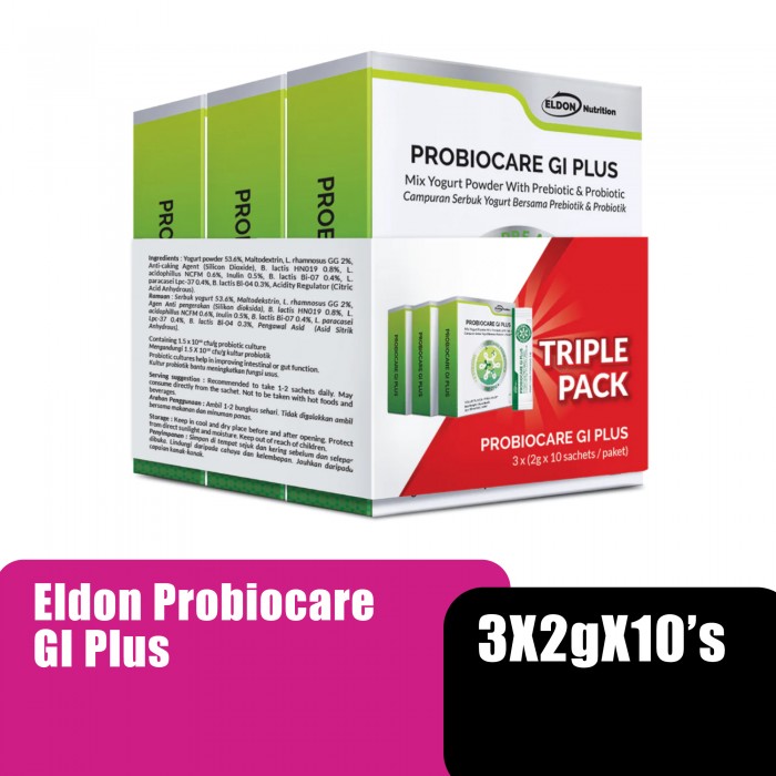 ELDON NUTRITION PROBIOCARE GI PLUS 10'S X 3