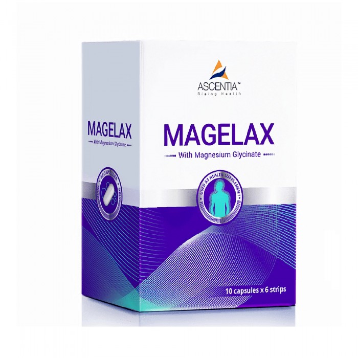 ELDON Ascentia Magelax Magnesium Support Capsules 60's - Memory Booster Brain Supplement, Heart Supplement 补脑 保健品