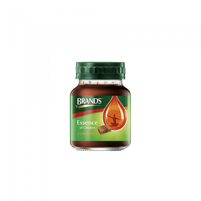 BRANDS Essence of Chicken with Cordyceps 70g X (12's+1's) with High Protein Chicken Essence for Respiratory, Immune & En