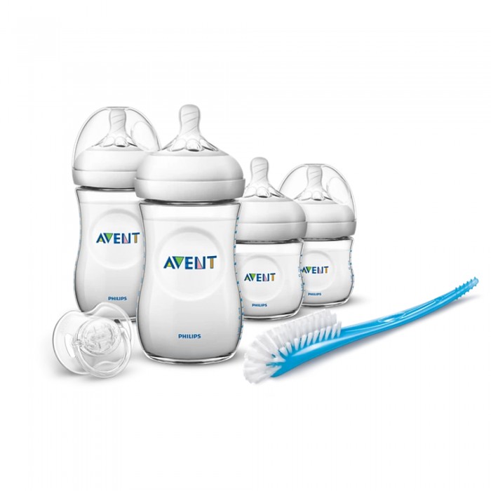 AVENT Feeding Bottle Set (Newborn Starter Set - Natural), Baby Bottle Set, Botol Susu Baby, Botol Susu Newborn