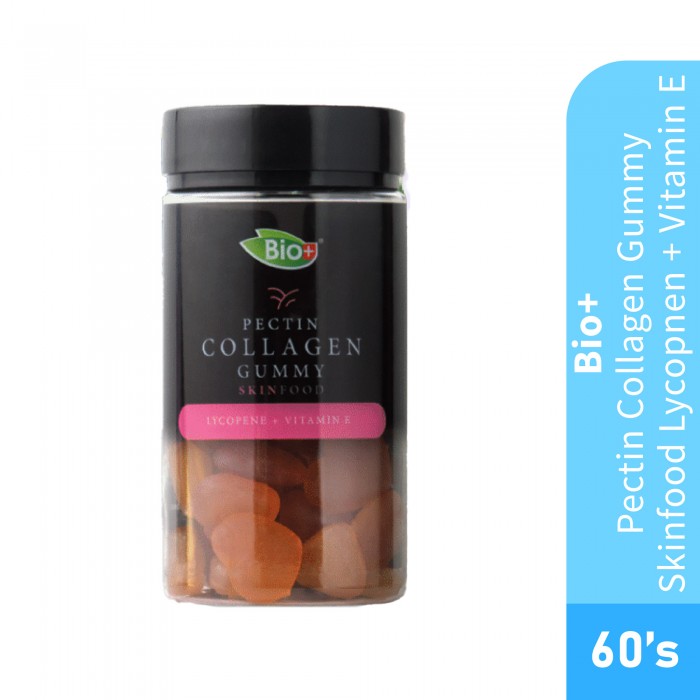 BIO+ Pectin Collagen Gummy Skinfood Lycopnen + Vitamin E 60’s collagen supplement anti aging 膠原蛋白軟糖 抗老