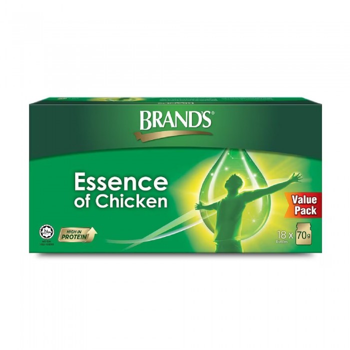 BRANDS Essence of Chicken 70g X 18's with High Protein Chicken Essence for Immune & Energy Booster, 鸡精