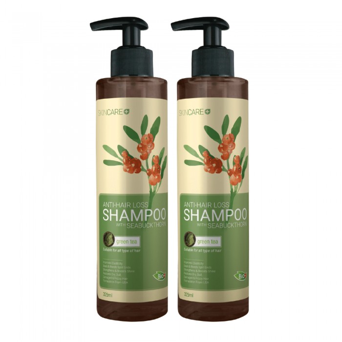 BIO+ Anti-Hair Loss & Hair Growth Shampoo With Seabuckthorn 325ml X 2  Syampoo rambut gugur 生發防脫發 沙棘洗發水