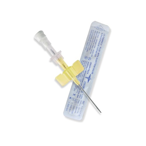 IV Cannula 24G Yellow (50s) [IV Drip Needle/Jarum Drip/Anaesthetic Needle/针]