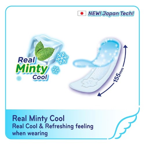 SOFY Cooling Fresh Liner Pad 155mm (28's) [Panty Liner/Pantyliner/Sanitary Pad/Tuala Wanita Pad Wanita/衛生棉 sofy/卫生棉]