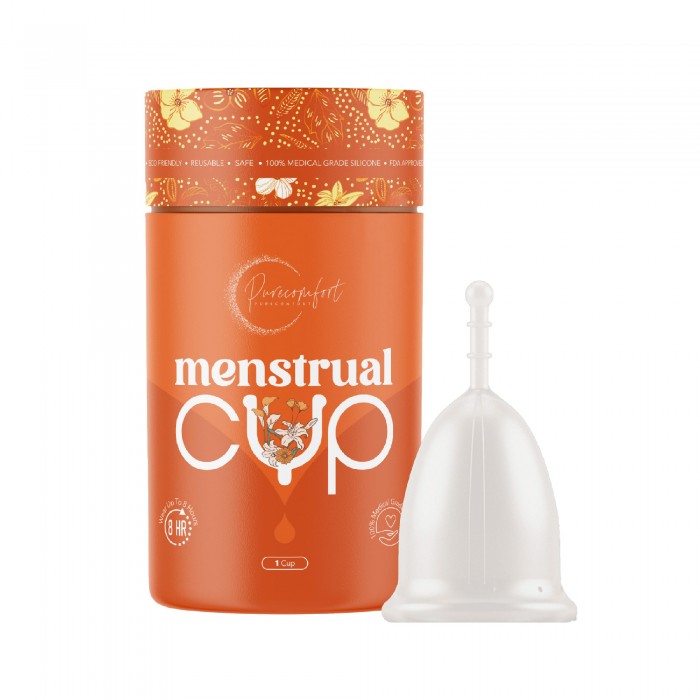 PURE COMFORT Menstrual Cup 23ml (S) [Overflow Period Cup/月经杯/月经/Melancarkan Haid]