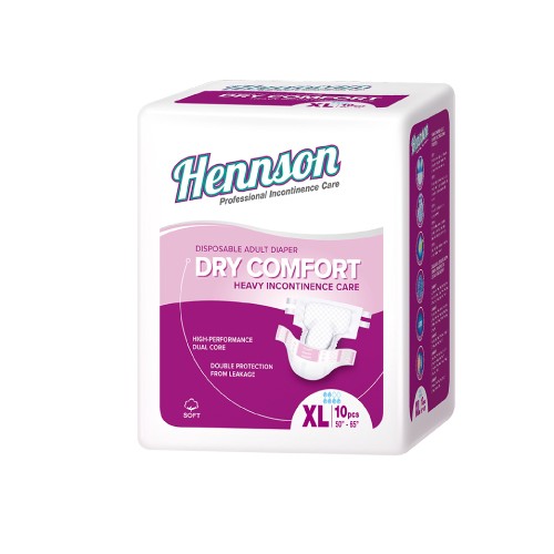 Hennson Dry Comfort Adult Diapers XL (10's)