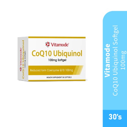 VITAMODE Ubiquinol Coq10 Supplement (30's), Q10 Ubiquinol, Q10 Supplement, Antioxidants 抗氧