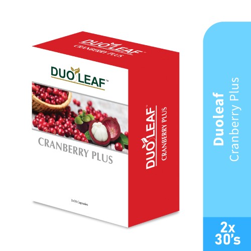 DUOLEAF Cranberry Plus Capsules 2 x 30'S Supplements for Sleep, Insomnia Cranberry Supplement 保健品 蔓越莓 睡眠