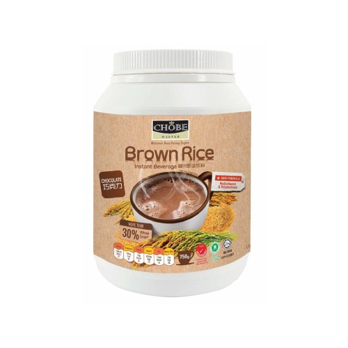 CHOBE Brown Rice Instant Beverage (750g) Instant Rice Beverages, Brown Rice Powder Cereal Drink, [CHOCOLATE DRINK]