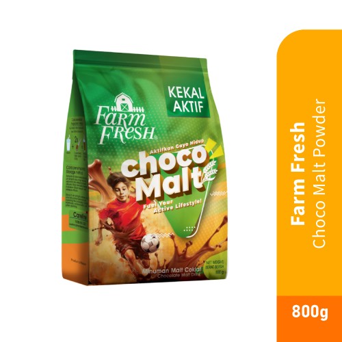 FARM FRESH Choco Malt Powder 800G- Cholocate Drink Powder,Coaca Powder,Minuman Coklat (巧克力)