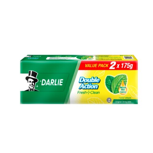 DARLIE DOUBLE ACTION 175G X 2DARLIE Double Action 175G x2 (Value Pack) -Oral Care ,Mint,WhiteningToothpaste,Toothpaste